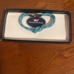 Brand new Vineyard Vines nautical style Blue Braided Bracelet in box